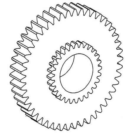 Aftermarket C5NN7N012B Reverse Gear Fits Ford/NewHolland 340 3430 3550 3900 3930 4000 83960462